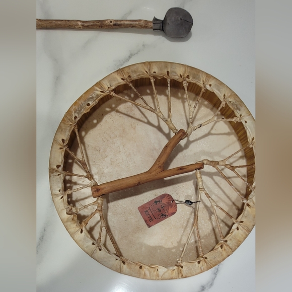 NWT. Terre Shaman Drum, 45cms - Picture 2 of 6